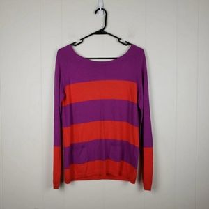 LOFT by Ann Taylor Color Block Sweater Small